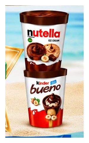 Nutella Ice Cream wholesale frozen products
