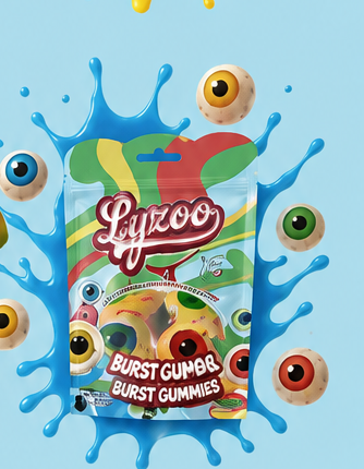 Sour Eyeball Burst Gummies wholesale pouch